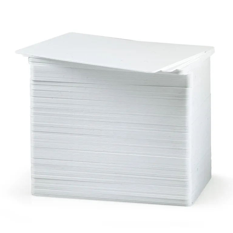 White CR80 PVC Cards (100pk)